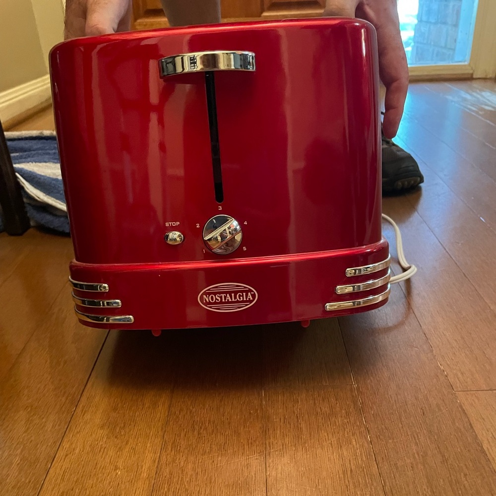 red hotdog and bun cooker